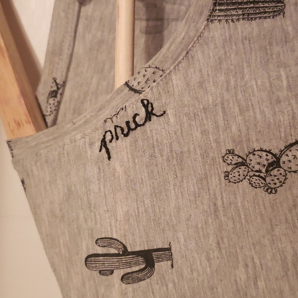 H&M XL Cactus "Prick" Tee - Picture 2 of 6